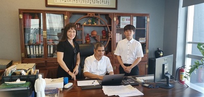 美国迈阿密大学学生到我司实习