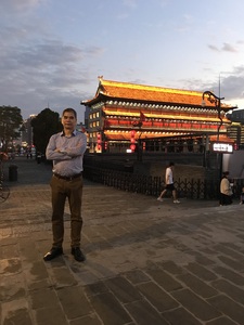 在永定门楼